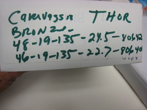 CARAVAGGIO EYEGLASS FRAMES Style THOR in BRONZE Sz. 48-19-135 Free CASE - Picture 4 of 4