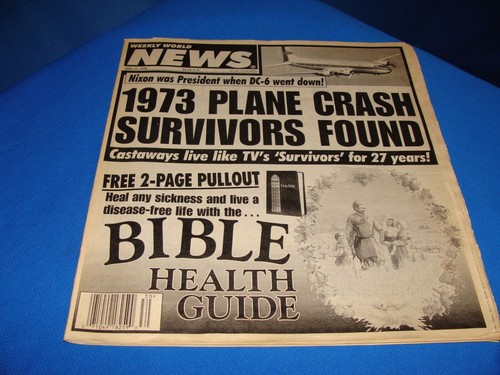 Weekly World News July 25, 2000 Volume 21 Number 44 Used