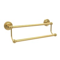 Allied Brass Universal Double Wall Mounted Towel Bar Polished Brass on sale Allied Brass Universal Double Wall Mounted Towel Bar Polished Brass on sale