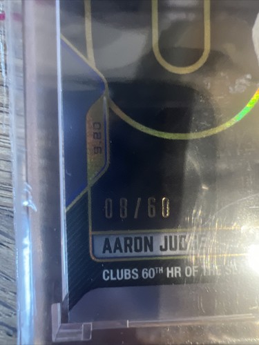 Aaron Judge 60th Home Run 2022 Topps Now 929CE Collector's Edition 08/60 - Picture 3 of 4