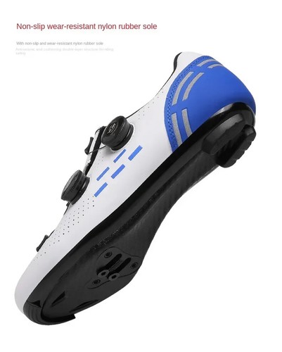 Profi Herren Rennrad Schuh Atmungsaktiv Selbstverriegelnd Radsport Turnschuhe - Bild 24 von 37