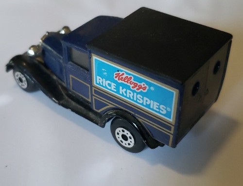 Vintage Streichholzschachtel Druckguss - 1979 Kellogg's Rice Krispies Ford Modell A Auto - gebraucht - Bild 3 von 3