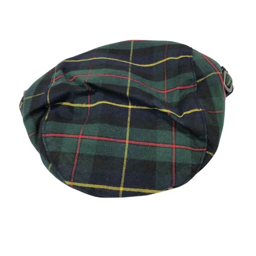 Janie and Jack Boys Newsboy Cap Plaid Green 2T-3 - Picture 2 of 5