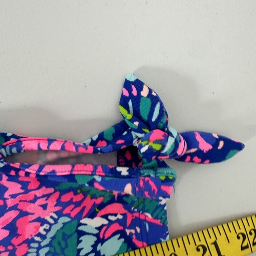 Lilly Pulitzer Leggings Youth Girls XL Multicolor Maia No Prob Llama Side Tie - Picture 15 of 17