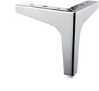 Set of 4 Metal Furniture Sofa Legs Adjustable Feet For Support Sofa Beds Cabinet