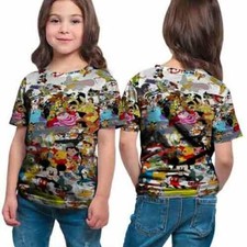 Graffiti Design 7434105320353 Tshirt Kids Unisex 
