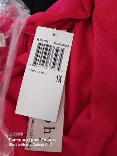 Philosophy Damenkleid fuchsia pink gerade Linie Größe 1X neu mit Etikett - Bild 5 von 5