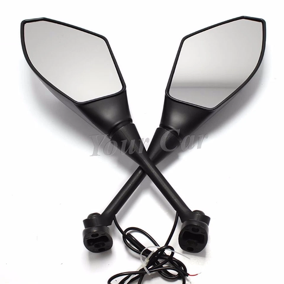 Светодиодные зеркала указателя поворота для мотоцикла HONDA CBR600RR 1000RR 500R SUZUKI GSXR США - Изображение 3 из 4