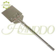 6" × 25" SDS Max Floor Scraper 6” Wide Tile Removal Bit and Heavy Duty Blade