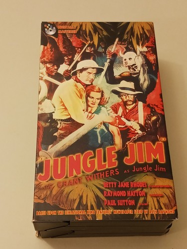 Jungle Jim VHS VCI 2 Tape Set # 1792 Grant Withers Betty Jane Raymond Hatton - Picture 2 of 10