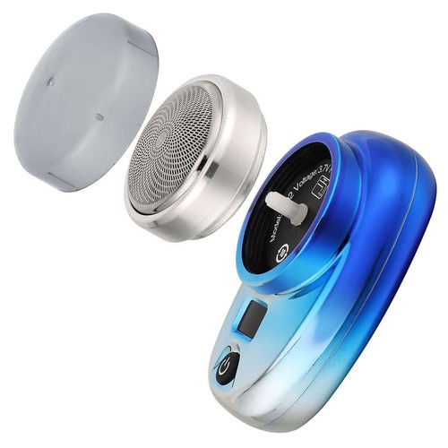 USB Rechargeable Mini-shave Portable Electric Shaver for Men Razor Home Travel - Picture 14 of 19