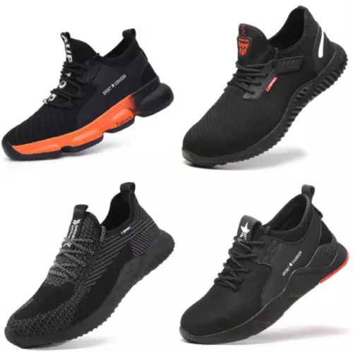 Nuove scarpe da lavoro uomo donna sneakers sportive light steel cap scarpe antinfortunistiche- - Foto 2 di 19