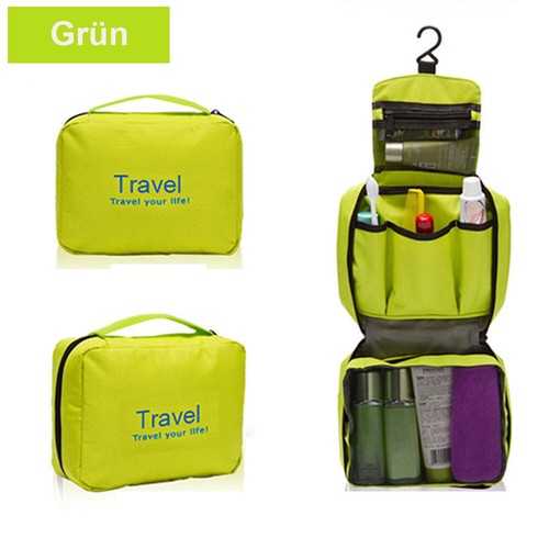 Neu Wasserabweisende Waschtasche Beutel zum Aufhängen Kulturbeutel Kulturtasche - Bild 20 von 27