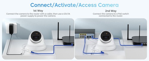 Microfono leggero ibrido intelligente compatibile Hikvision 8 megapixel fotocamera IP 4K ColorVu compatibile con luce PoE esterno - Foto 15 di 20