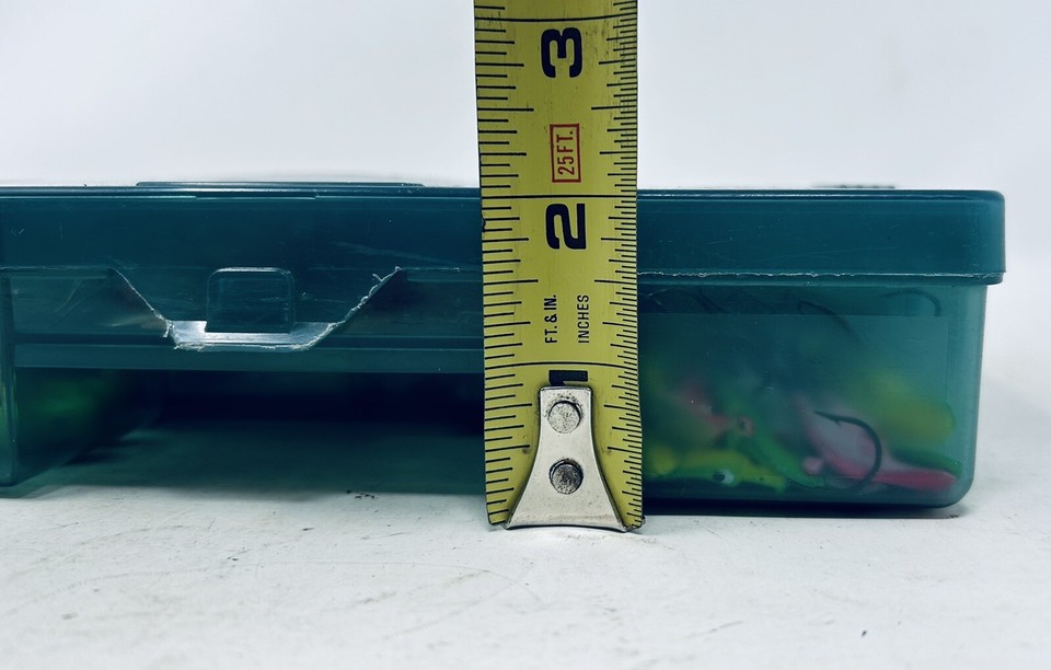 4 Rubbermaid Trays filled w/ Fishing Tackle! Lots of Lures, Hooks, Bait