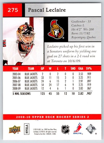 2009-10 Upper Deck SERIES 2 UD NHL cartes de hockey (251 - 449 ) - U-Pick from list - Photo 51 sur 391