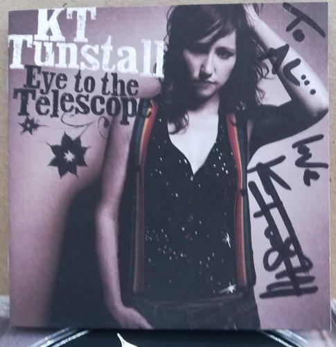 KT TUNSTALL authentic signed autograph guaranteed CD album Eye of the Telescope