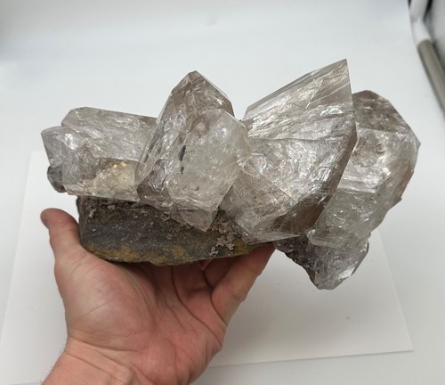 MUSEUM Grade Genuine Herkimer Diamond NATURAL Matrix Plate - 218mm - 5 1/2 Lbs! - Picture 10 of 12