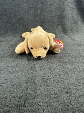 1997 Ty Beanie Babies Fetch The Dog Rare 1998 Red Stamp #218 Tush Tag
