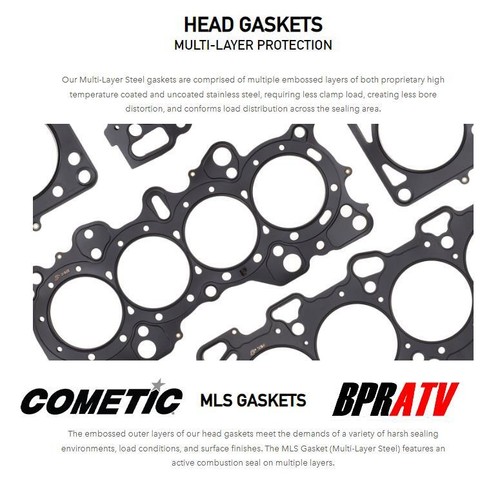 04-13 Honda CRF250X 250R CRF 250X 80mm Big Bore Cometic MLS Head Gasket 0.27" - Picture 10 of 14