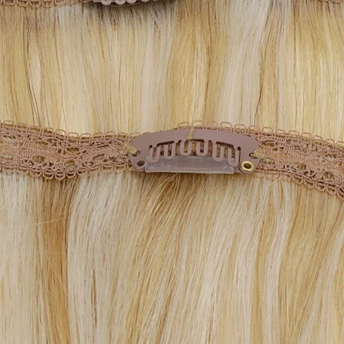 RUNATURE Haarspangen Karamellblond mit Platinblond 3 Stck. 10"" - Bild 6 von 6