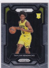 Panini Prizm 2023-24 NBA Basketball No. 161 Taylor Hendricks Rookie