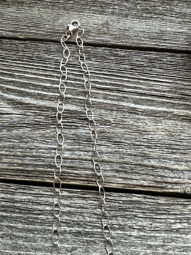 Sterling Silver Graduated Pearls Chain Bead Necklace. 18 Inch - Picture 7 of 12