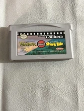Shrek & Shark Tale 2 in 1 Nintendo Game Boy Advance Video GBA TESTED AUTHENTIC