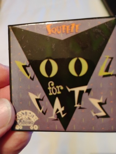 SQUEEZE Cool For Cats 2" Square Pin Rare Made In Toronto - Picture 4 of 4
