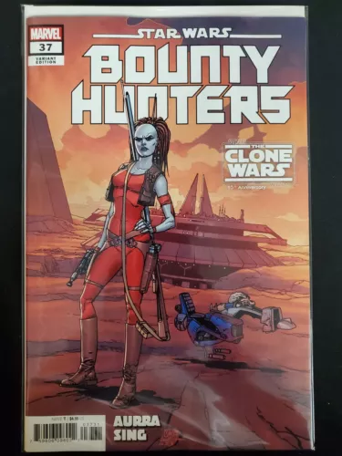 Star Wars Bounty Hunters #37 Clone Wars 15th Variant Marvel 2023 VF/NM