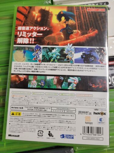 Sonic the Hedgehog (2006) Brand New Factory Sealed Japan Xbox 360 X360 Import - Picture 2 of 3