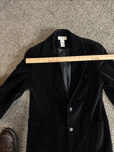 Covington Blazer Black Velvet Womans 10 - Picture 6 of 9