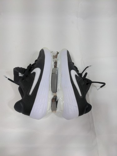 Size 5 Nike Alpha Huarache Elite 2 Low Black/White Baseball Cleats AJ6873-001 - Picture 7 of 10
