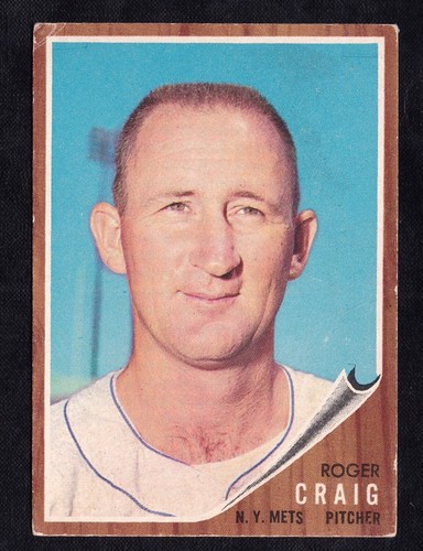 1962 TOPPS ORIGINAL BASEBALL VINTAGE CARDS -YOU Pick A PLAYER CHOICE 1-250 - Picture 179 of 242