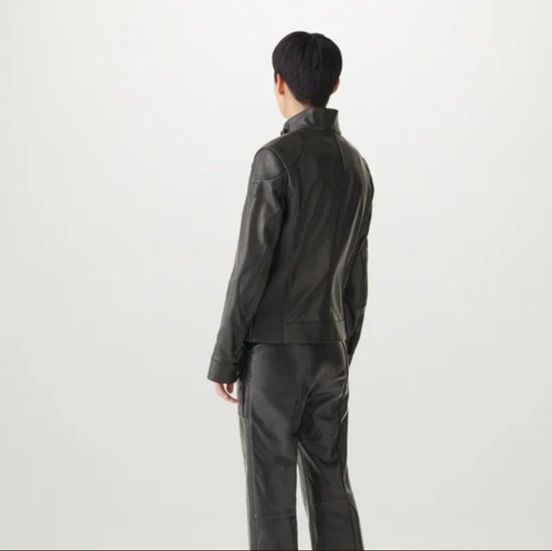 NWT Belstaff Gangster Black Lady Jacket Nappa Leather Size IT48 - Bild 6 von 8