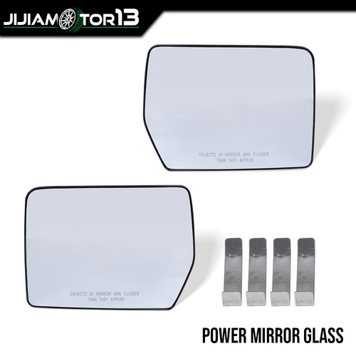Power Mirror Glass Left & Right Fit For 2004-2010 Ford F150 Mark LT Pickup Truck