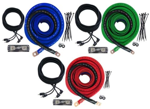 Sky High Car Audio CCA 1/0 E-Series Amp Kit BLUE - Picture 5 of 5