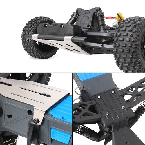 KYX Stainless Steel Chassis Armor Guard Skid Plate Kit for Arrma 1/10 FURY MEGA - Picture 6 of 6