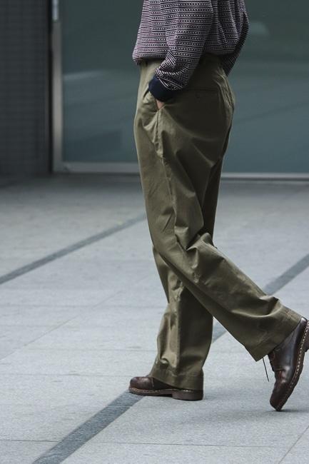 新品】EG WORKADAY Chino Pant Olive / M