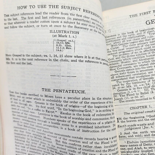 The Scofield Reference Bible Holy KJV 1945 Oxford Leather King James Book Vtg - Imagen 7 de 19