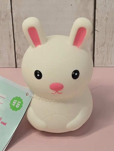2025 Target Bullseye Playground White Light Up Bunny Fun Night Lamp 4+ NEW - Picture 3 of 5
