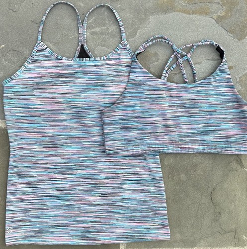 Athleta Girl Tank Top and Sports Bra Size XL/14 Matching Lot of 2 Extra Large 14