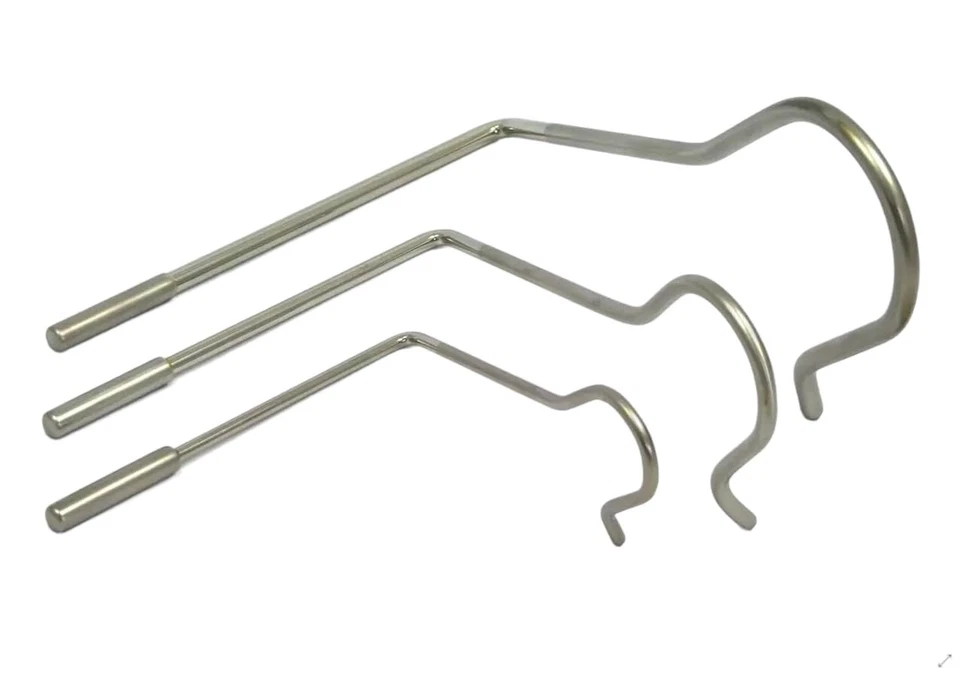 Gancho laparoscópico Nathanson para retractor hepático juego de instrumentos de urología 6,5 mm 3 piezas Foto 4 de 4