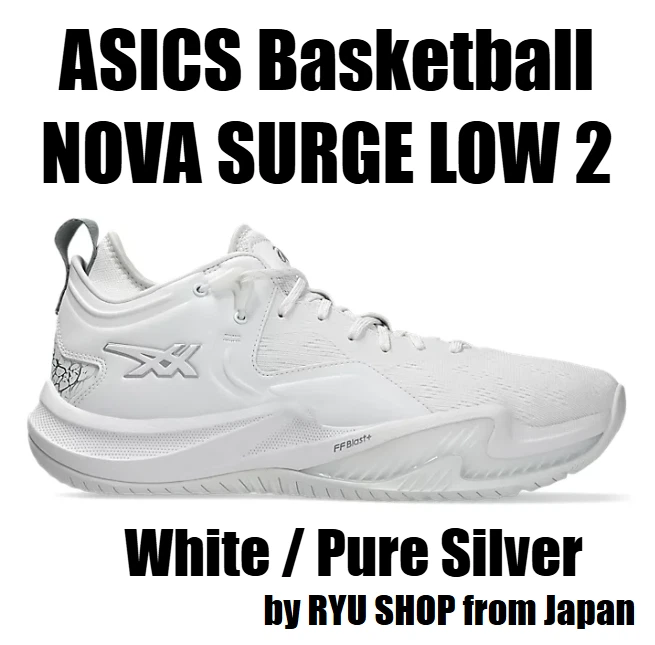 Asics Nova Surge 2 Low White Pure Silver for sale | eBay