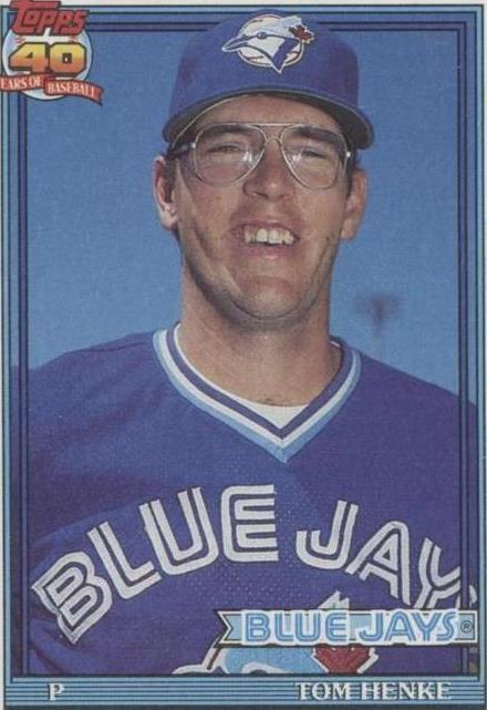 1991 Topps - Tom Henke #110 - 1 of 1