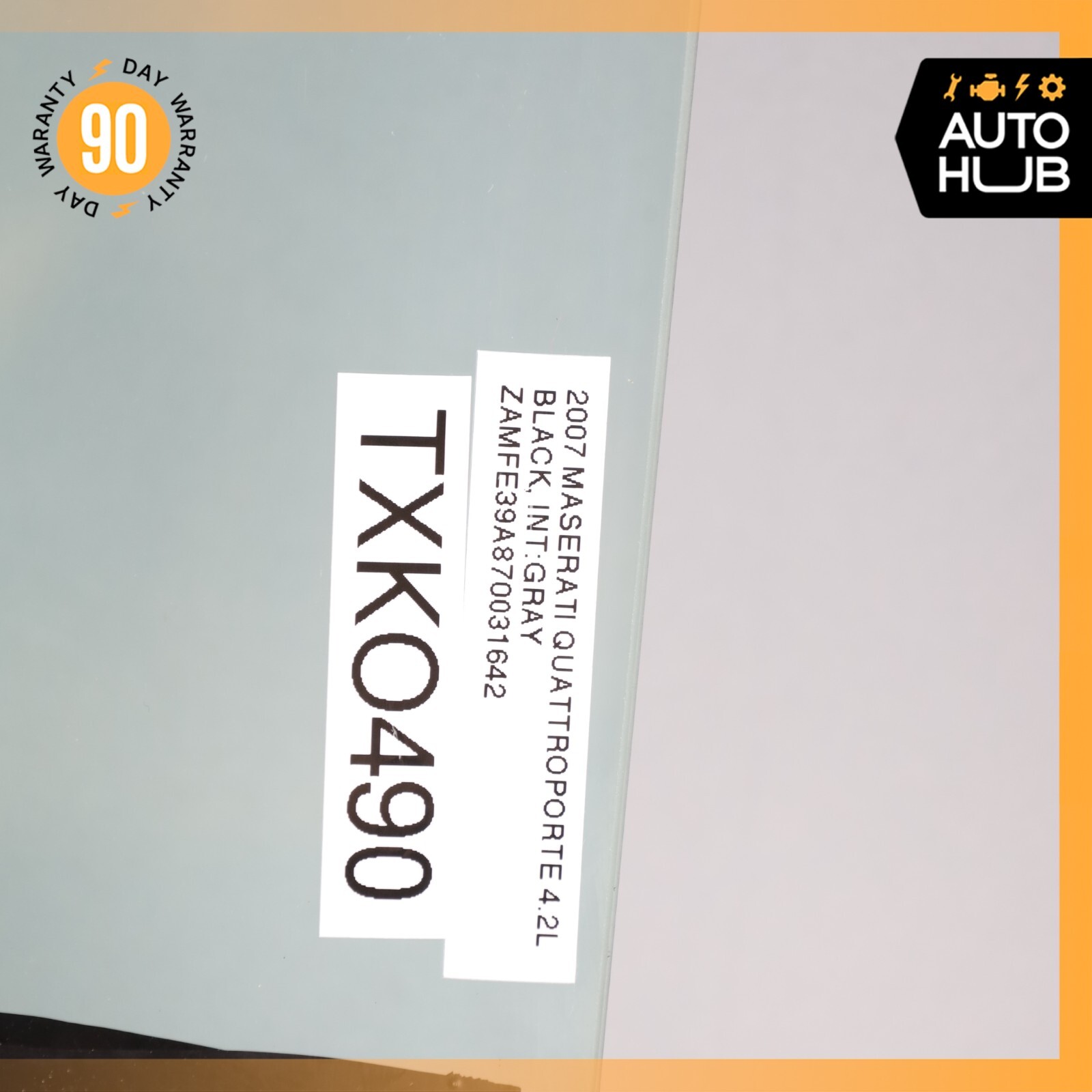 03-13 Maserati Quattroporte M139 Front Left Side Door Window Glass OEM 75k