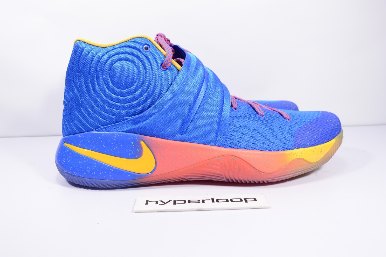 Nike Kyrie Irving 2 size 16 Promo EYBL Photo Blue University Gold Men 847687-470 Nike Kyrie Irving 2 size 16 Promo EYBL Photo Blue University Gold Men 847687-470