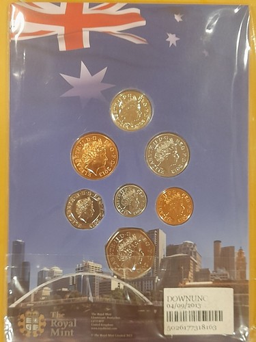 2013 Melbourne Coin Show UK GB Royal Mint Celebrating Definitive coin mint set - Bild 5 von 6