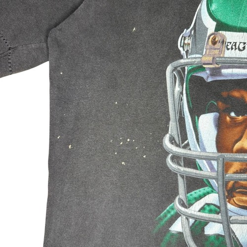 vintage philadelphia eagles Randall cunningham big face t shirt salem rare faded - Picture 4 of 8