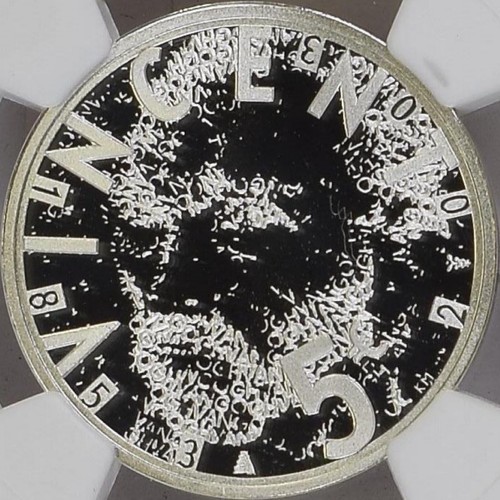NETHERLANDS. 2003, 5 Euro, Silver - NGC PF70 - Top Pop 🥇 Vincent Van Gogh - Picture 3 of 5